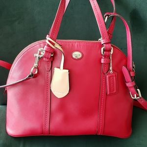 Coach Katy Leather Sachet in Berry